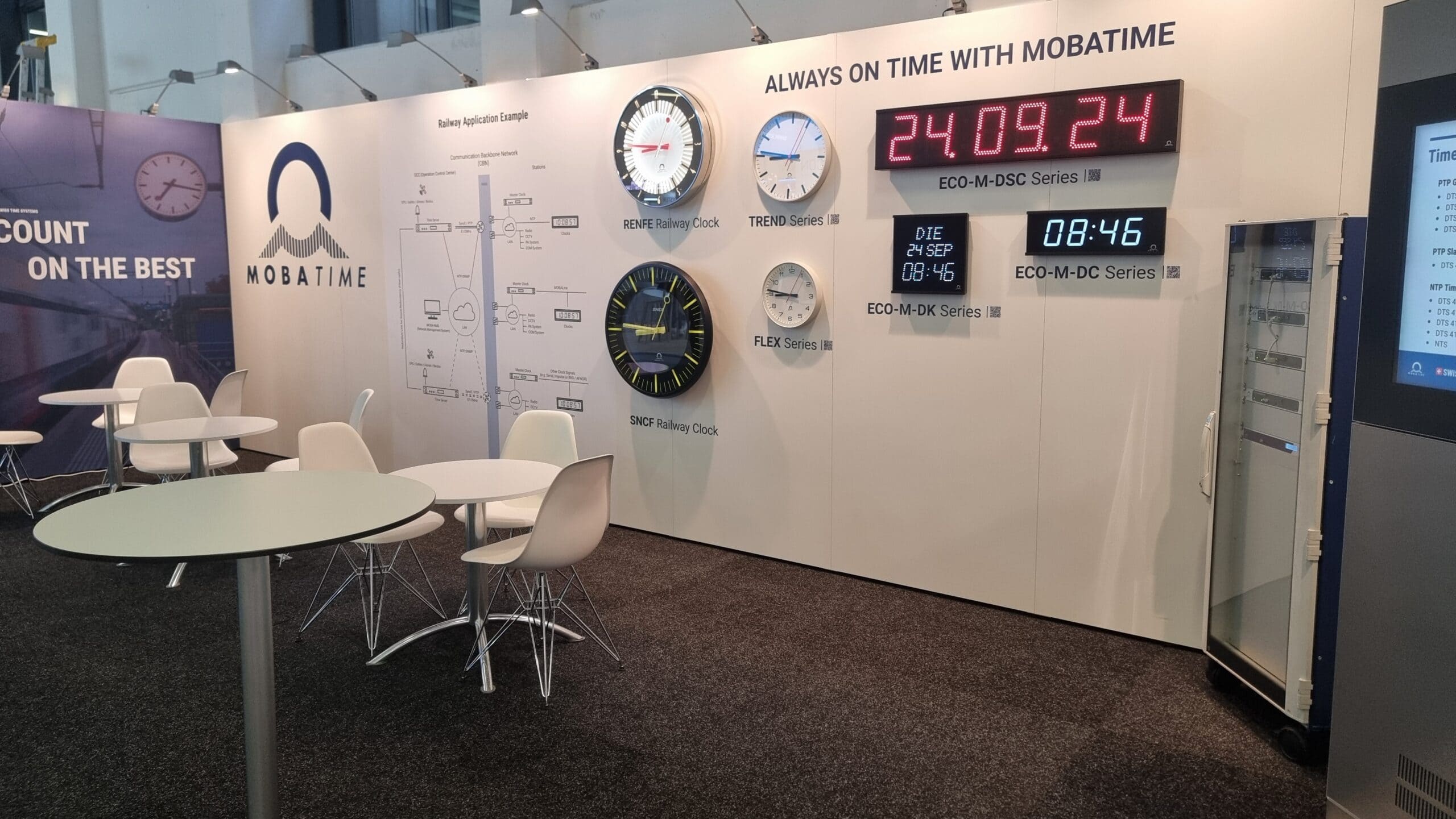 Mobatime Booth In InnoTrans 2024