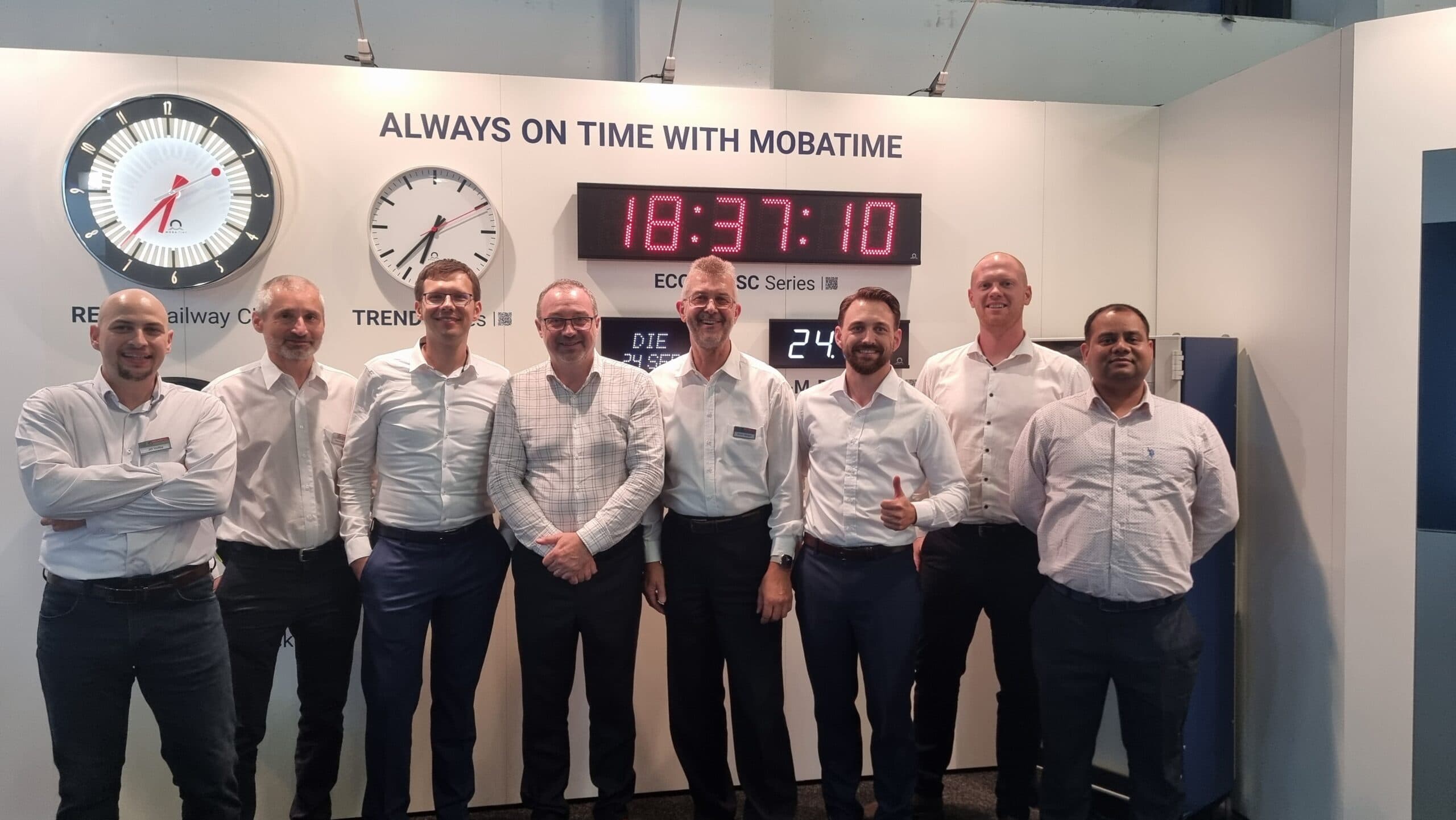 Mobatime Team In InnoTrans 2024