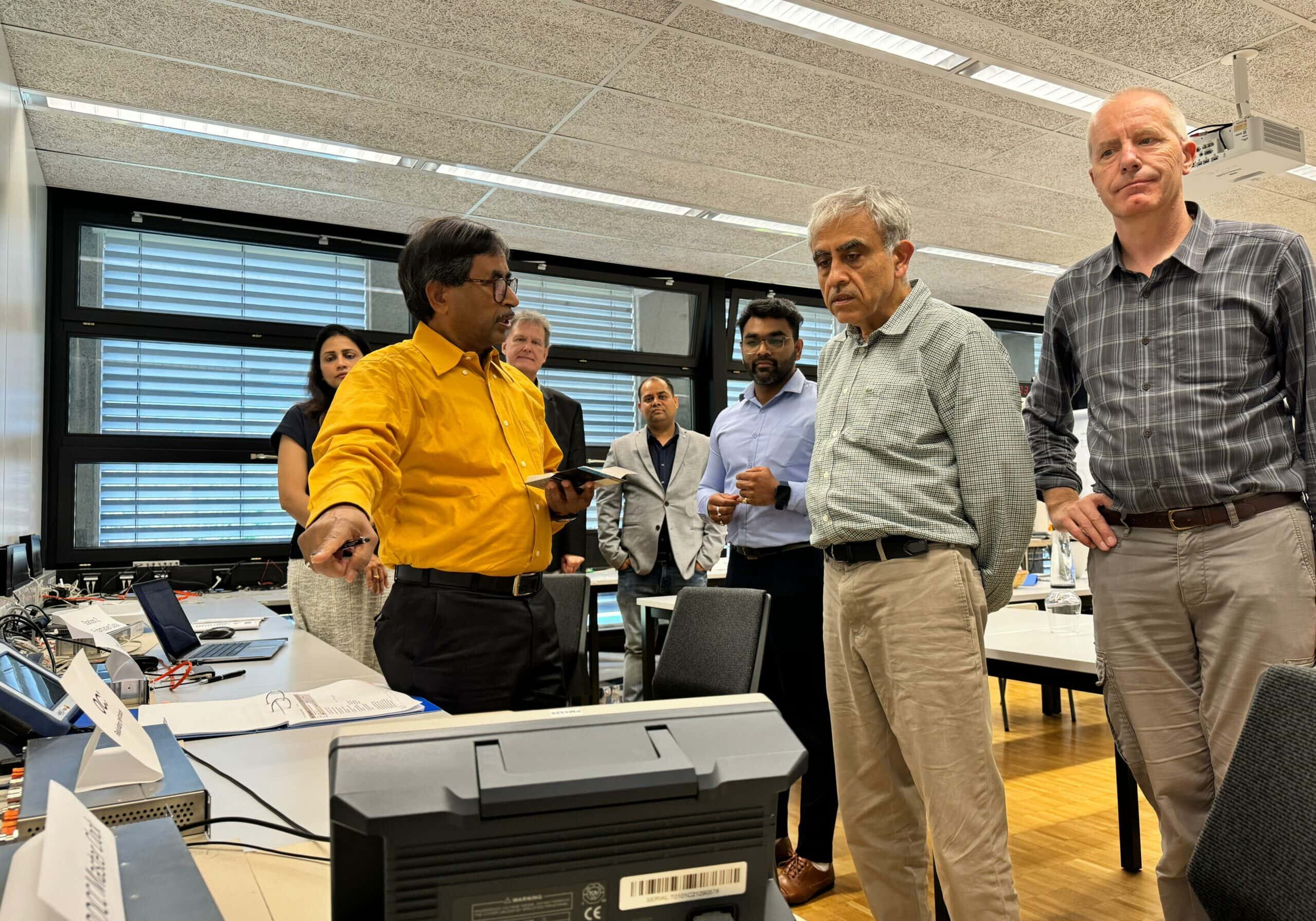 Mobatime Team Providing Training