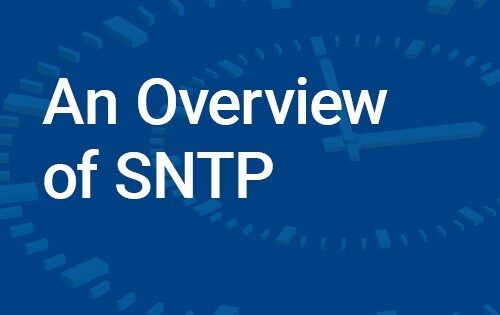 Image explaining the definition of SNTP (Simple Network Time Protocol) with engaging graphics and text overlays.