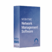 Render 3D de un paquete de software etiquetado como MOBATIME Network Management Software