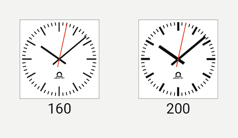 Display of the different dials in the FLEX-QUAD series