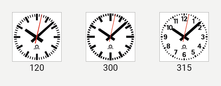 Analogue Outdoor Clock Profiline Quad