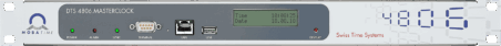 Mobatime DTS 4806.masterclock, vista frontal, Disply Time Date, NTP
