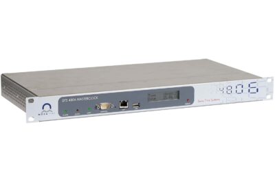 Mobatime dts4806-3 NTP Masterclock vista lateral pantalla Impulsos polarizados DCF mobaline seriel telegram