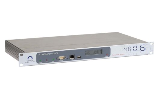Mobatime dts4806-3 NTP Masterclock vista lateral pantalla Impulsos polarizados DCF mobaline seriel telegram
