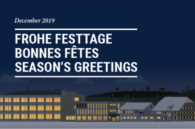 Titelgrafik Newsletter Dezember 2019